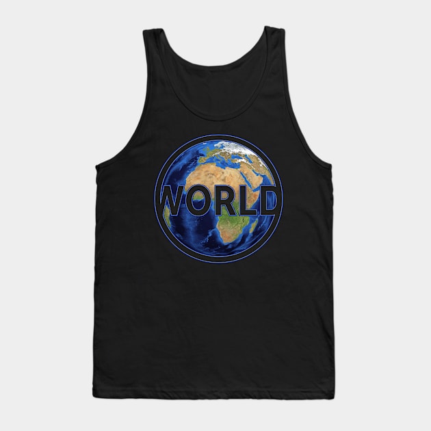 Our world with view of Europe + Africa gift space Tank Top by sweetczak